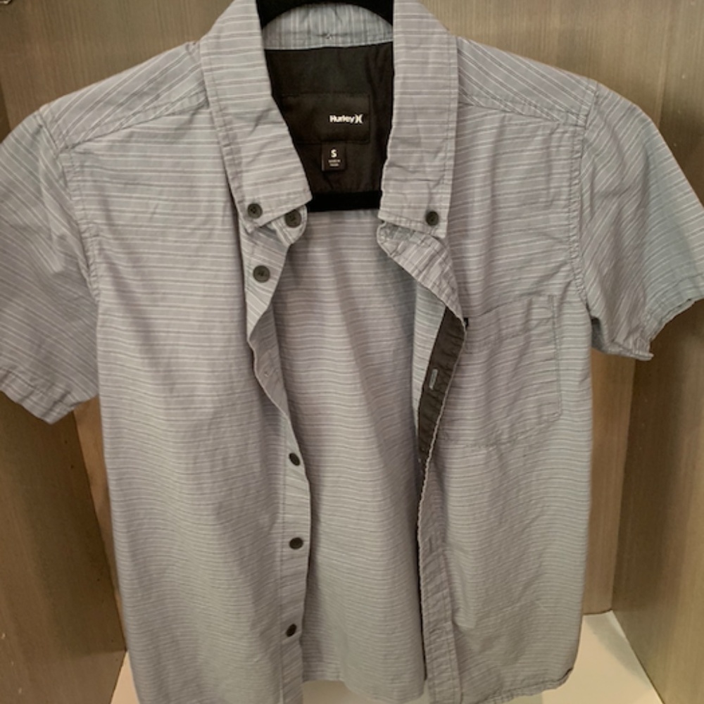 Gray Button Down